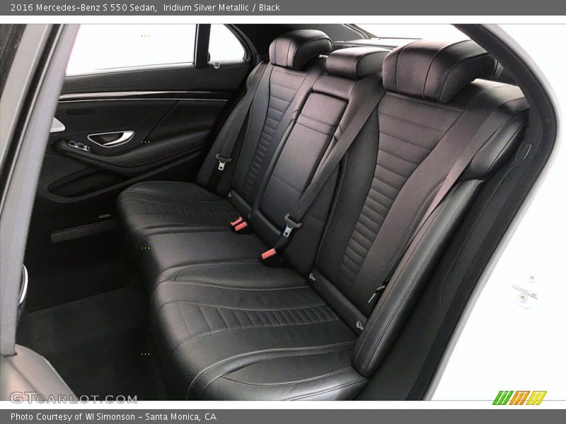 Iridium Silver Metallic / Black 2016 Mercedes-Benz S 550 Sedan