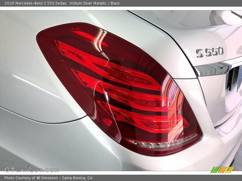 Iridium Silver Metallic / Black 2016 Mercedes-Benz S 550 Sedan