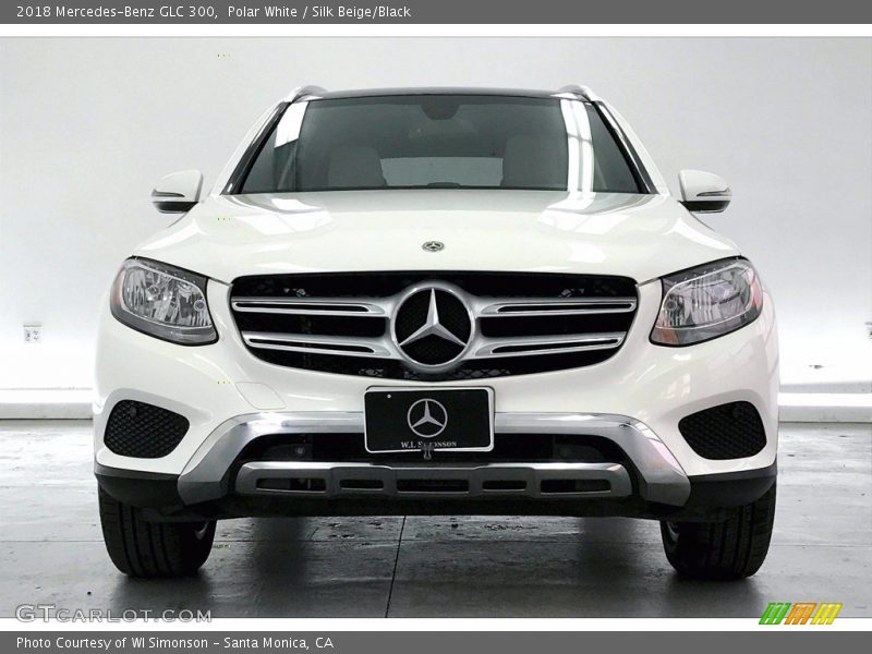 Polar White / Silk Beige/Black 2018 Mercedes-Benz GLC 300