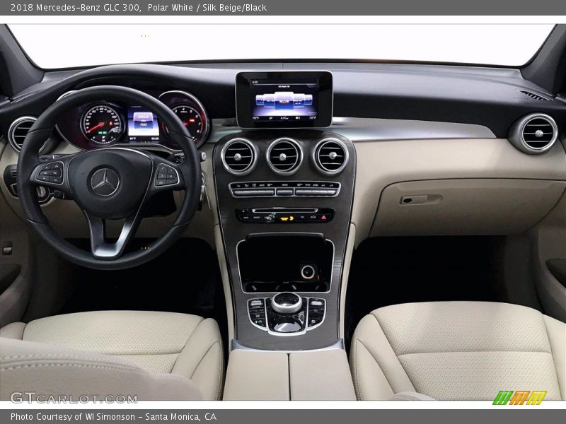 Polar White / Silk Beige/Black 2018 Mercedes-Benz GLC 300