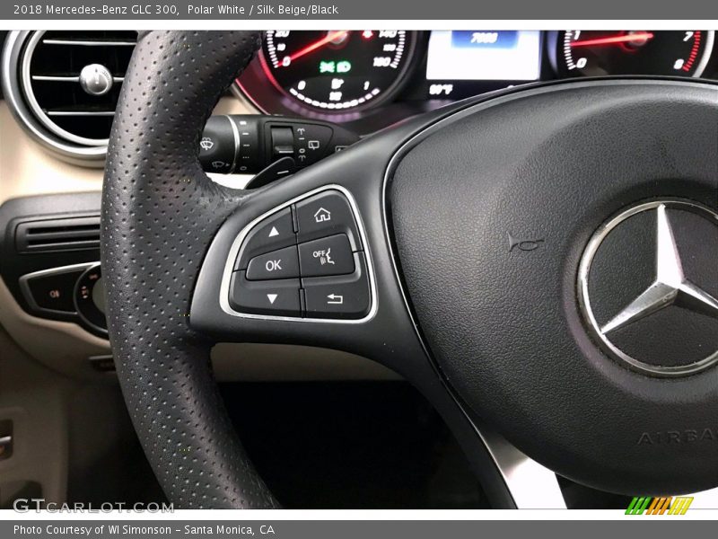 Polar White / Silk Beige/Black 2018 Mercedes-Benz GLC 300