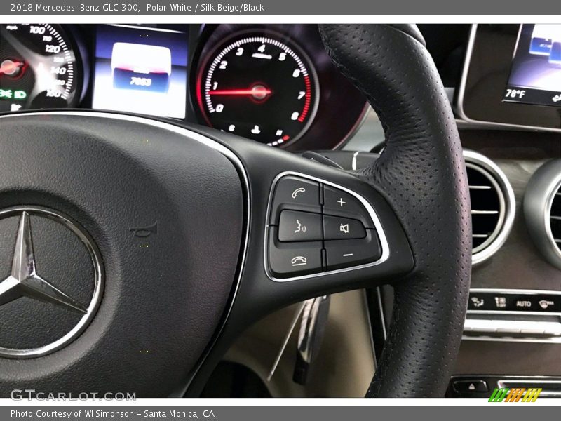 Polar White / Silk Beige/Black 2018 Mercedes-Benz GLC 300