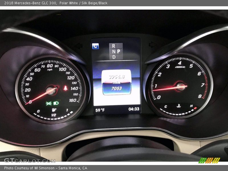 Polar White / Silk Beige/Black 2018 Mercedes-Benz GLC 300