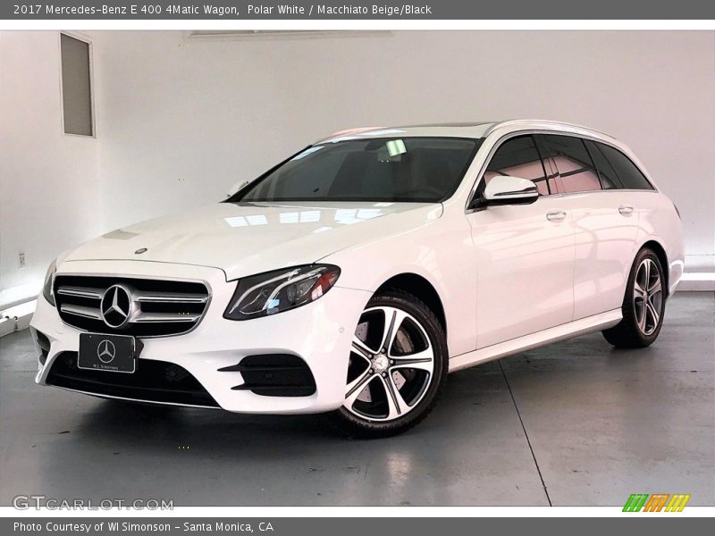 Polar White / Macchiato Beige/Black 2017 Mercedes-Benz E 400 4Matic Wagon