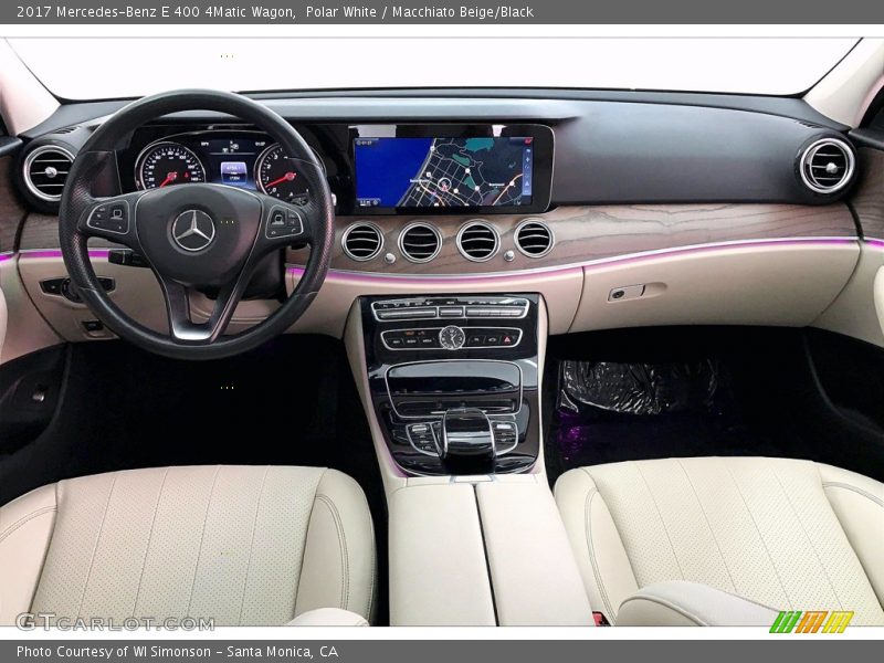 Polar White / Macchiato Beige/Black 2017 Mercedes-Benz E 400 4Matic Wagon