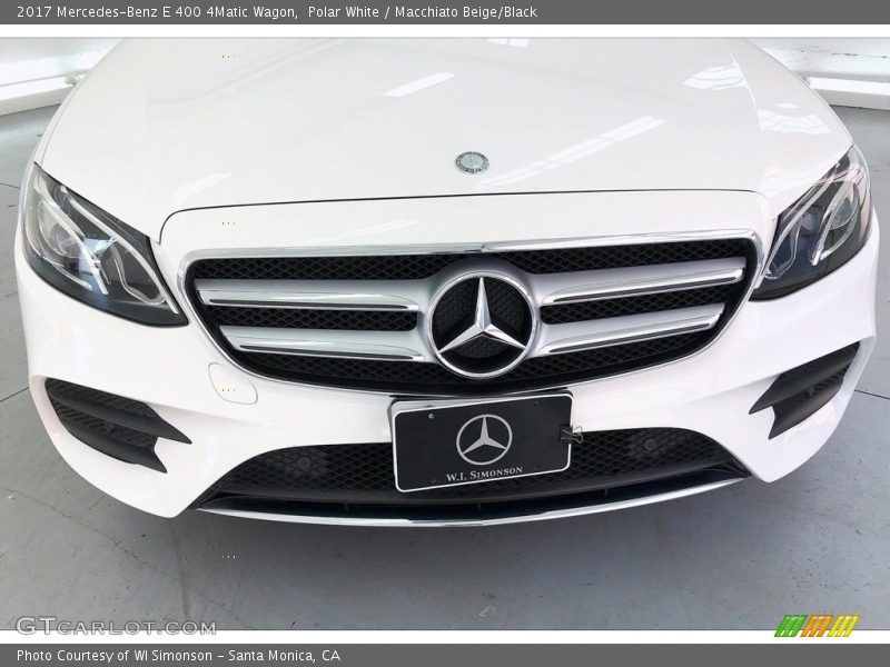 Polar White / Macchiato Beige/Black 2017 Mercedes-Benz E 400 4Matic Wagon