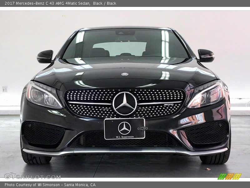 Black / Black 2017 Mercedes-Benz C 43 AMG 4Matic Sedan