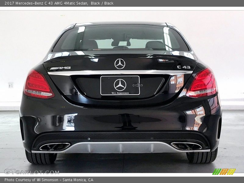 Black / Black 2017 Mercedes-Benz C 43 AMG 4Matic Sedan