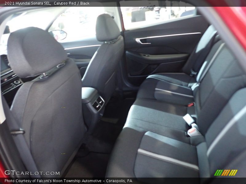 Calypso Red / Black 2021 Hyundai Sonata SEL