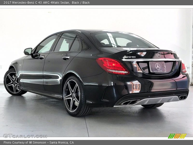 Black / Black 2017 Mercedes-Benz C 43 AMG 4Matic Sedan