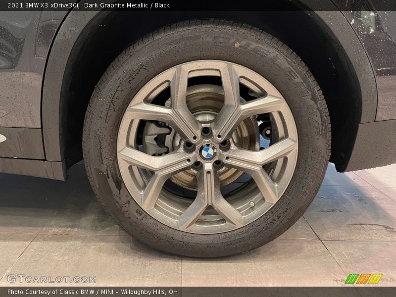 Dark Graphite Metallic / Black 2021 BMW X3 xDrive30i