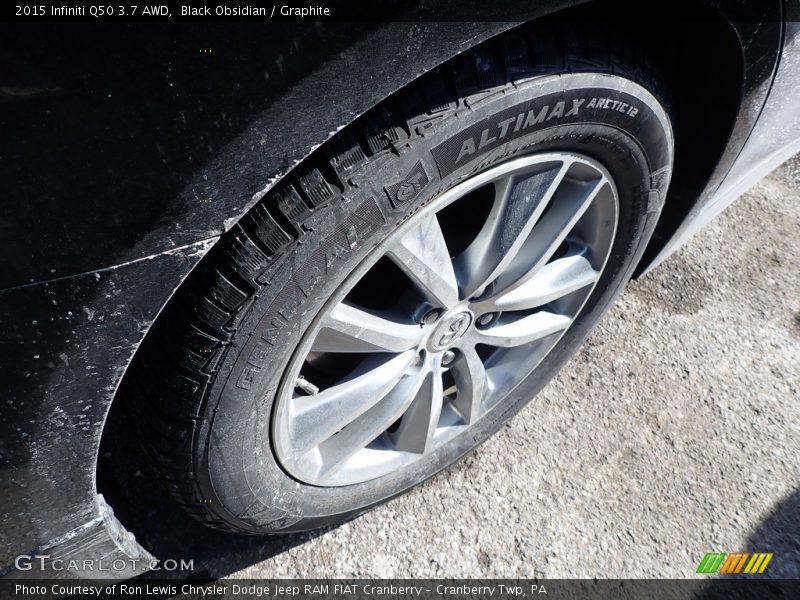 Black Obsidian / Graphite 2015 Infiniti Q50 3.7 AWD