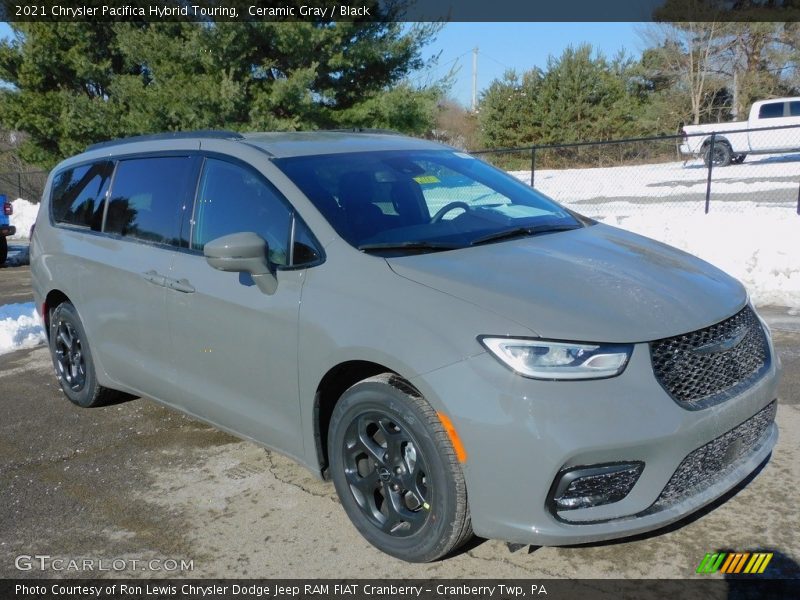 Ceramic Gray / Black 2021 Chrysler Pacifica Hybrid Touring