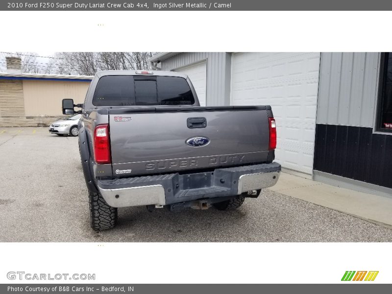 Ingot Silver Metallic / Camel 2010 Ford F250 Super Duty Lariat Crew Cab 4x4