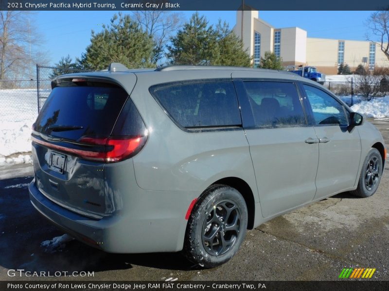 Ceramic Gray / Black 2021 Chrysler Pacifica Hybrid Touring