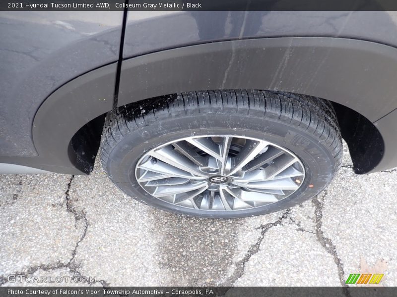 Coliseum Gray Metallic / Black 2021 Hyundai Tucson Limited AWD