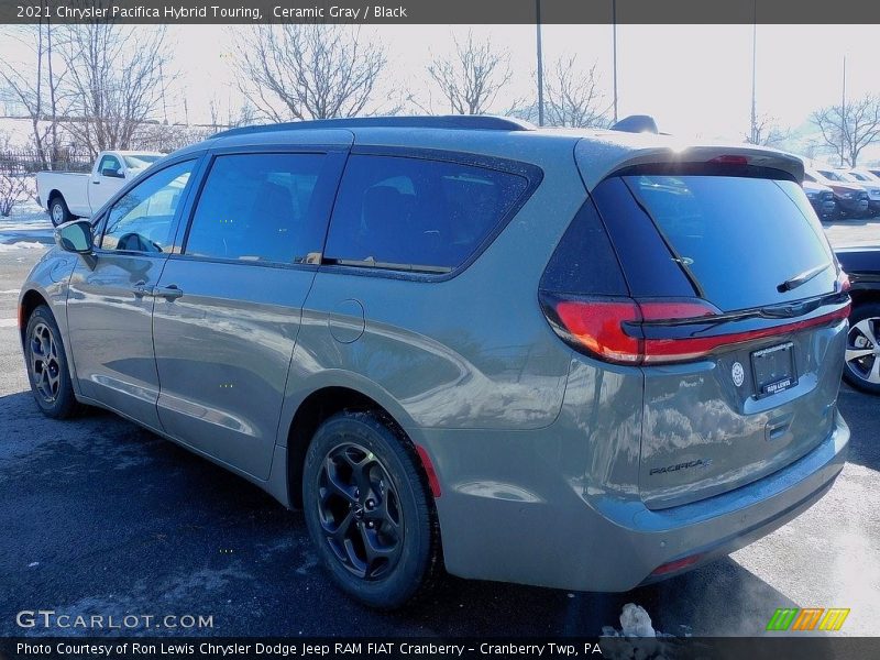 Ceramic Gray / Black 2021 Chrysler Pacifica Hybrid Touring