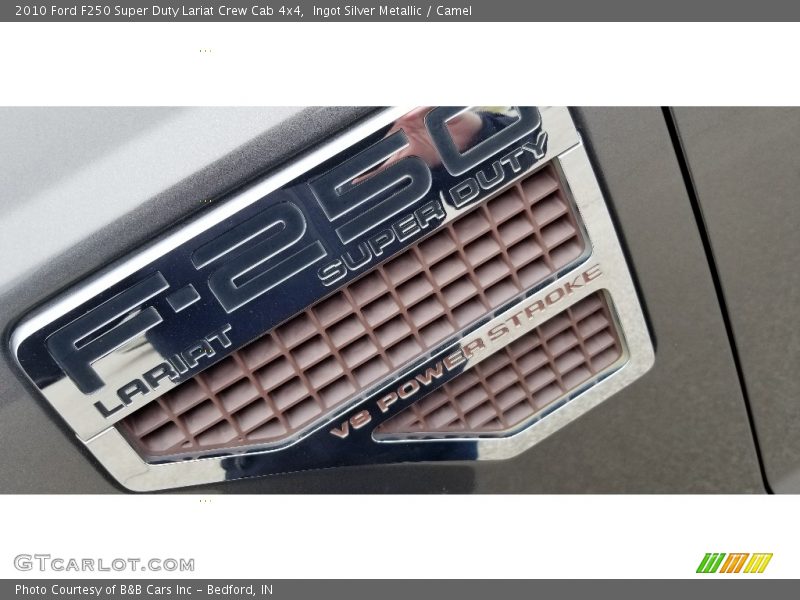 Ingot Silver Metallic / Camel 2010 Ford F250 Super Duty Lariat Crew Cab 4x4