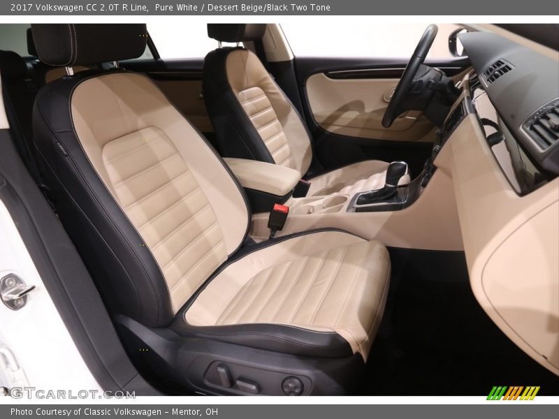 Pure White / Dessert Beige/Black Two Tone 2017 Volkswagen CC 2.0T R Line