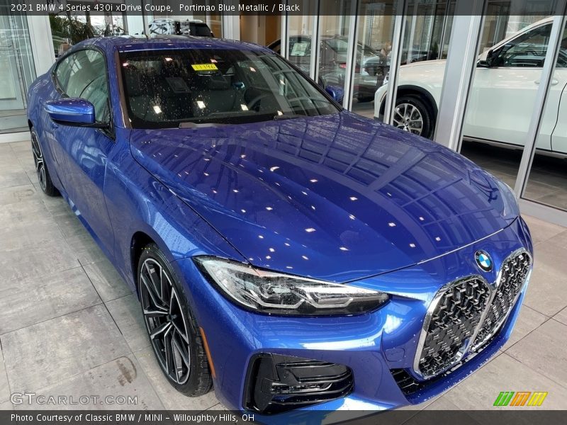 Portimao Blue Metallic / Black 2021 BMW 4 Series 430i xDrive Coupe