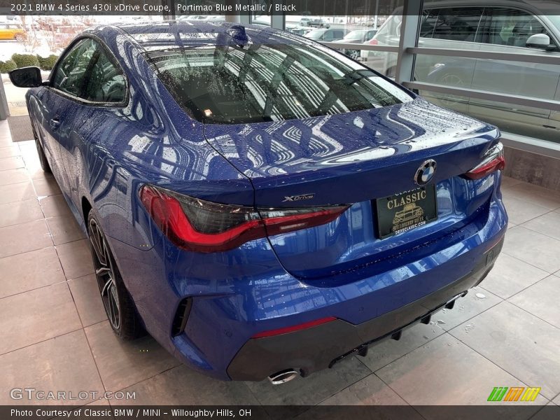 Portimao Blue Metallic / Black 2021 BMW 4 Series 430i xDrive Coupe