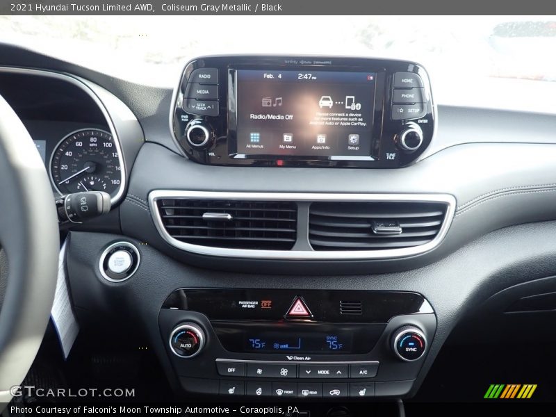 Coliseum Gray Metallic / Black 2021 Hyundai Tucson Limited AWD