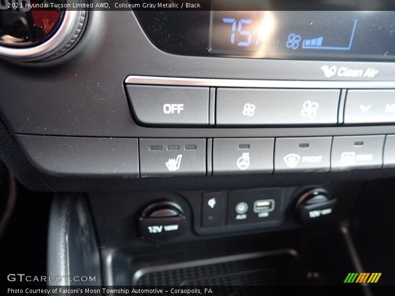 Coliseum Gray Metallic / Black 2021 Hyundai Tucson Limited AWD