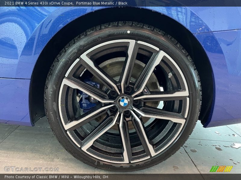Portimao Blue Metallic / Black 2021 BMW 4 Series 430i xDrive Coupe