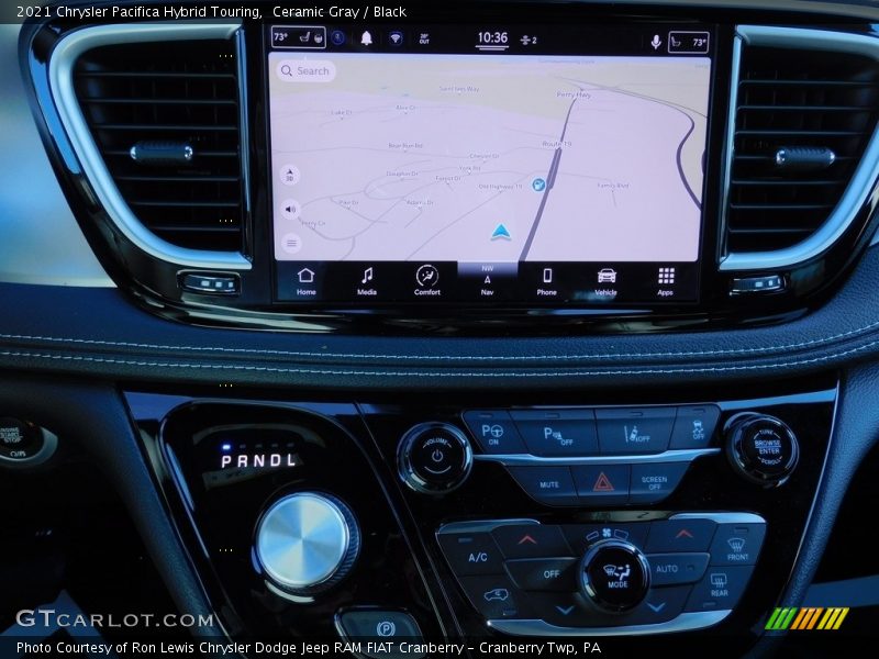 Ceramic Gray / Black 2021 Chrysler Pacifica Hybrid Touring