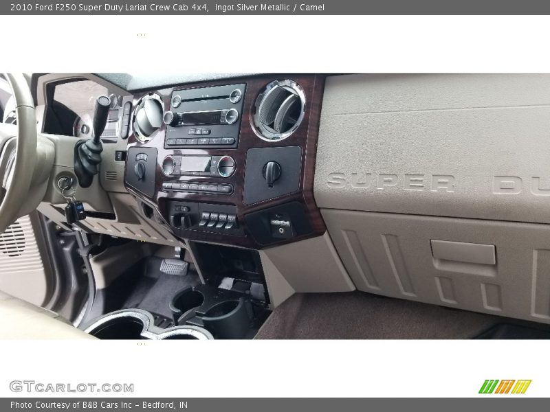 Ingot Silver Metallic / Camel 2010 Ford F250 Super Duty Lariat Crew Cab 4x4