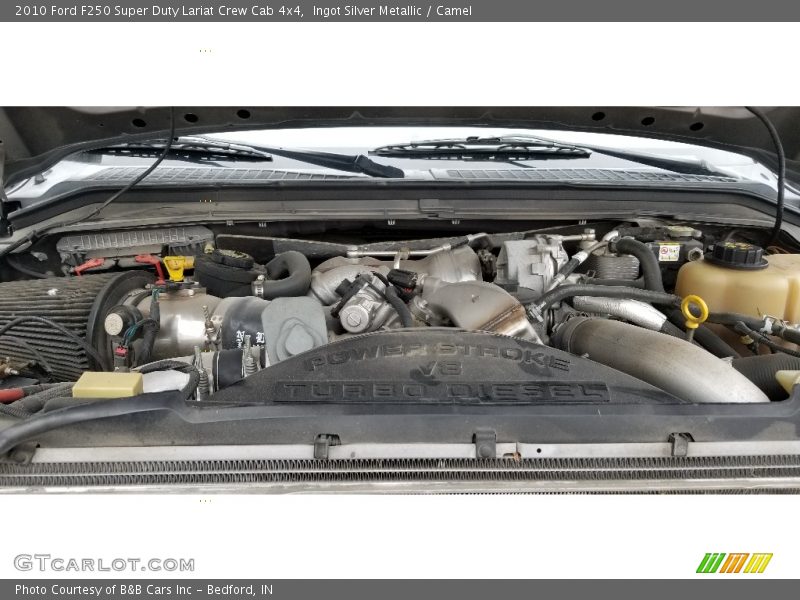 Ingot Silver Metallic / Camel 2010 Ford F250 Super Duty Lariat Crew Cab 4x4