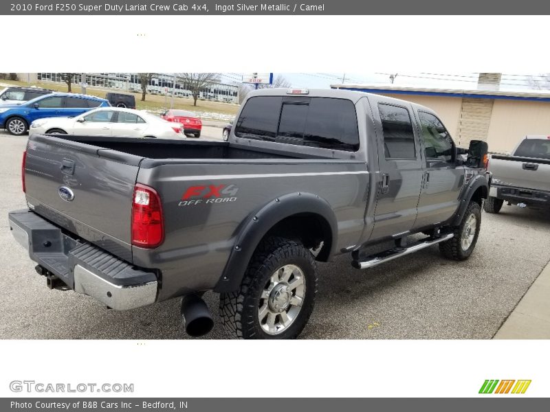 Ingot Silver Metallic / Camel 2010 Ford F250 Super Duty Lariat Crew Cab 4x4