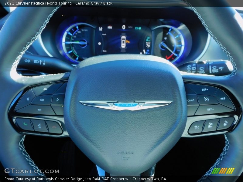 Ceramic Gray / Black 2021 Chrysler Pacifica Hybrid Touring