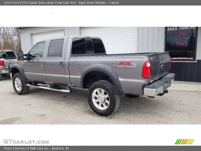 Ingot Silver Metallic / Camel 2010 Ford F250 Super Duty Lariat Crew Cab 4x4