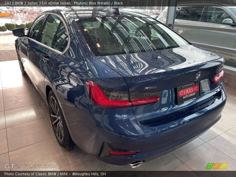 Phytonic Blue Metallic / Black 2021 BMW 3 Series 330i xDrive Sedan