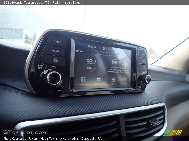 Red Crimson / Beige 2021 Hyundai Tucson Value AWD