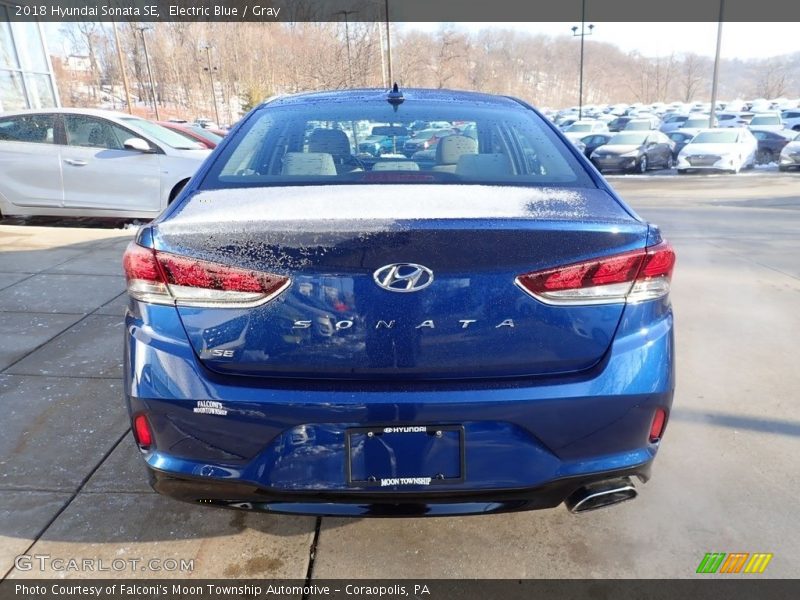 Electric Blue / Gray 2018 Hyundai Sonata SE