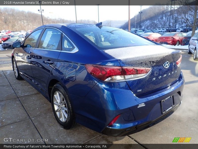 Electric Blue / Gray 2018 Hyundai Sonata SE