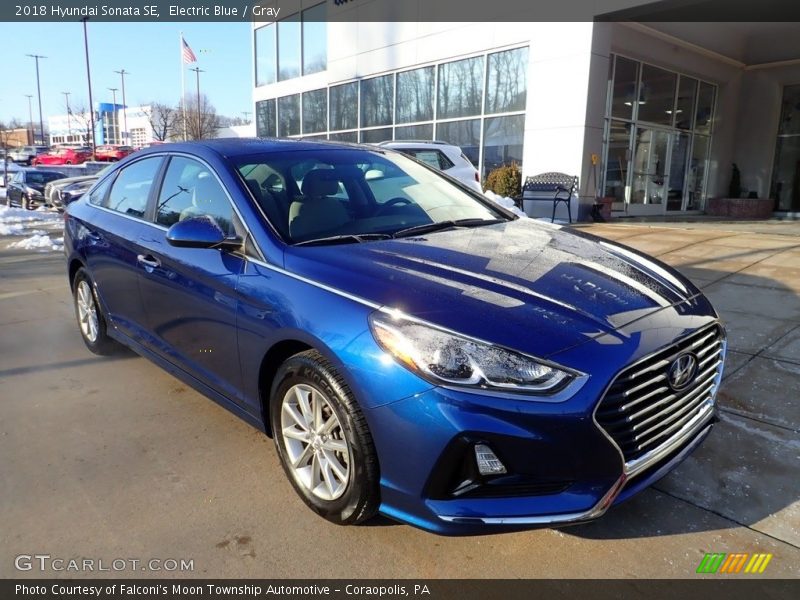 Electric Blue / Gray 2018 Hyundai Sonata SE