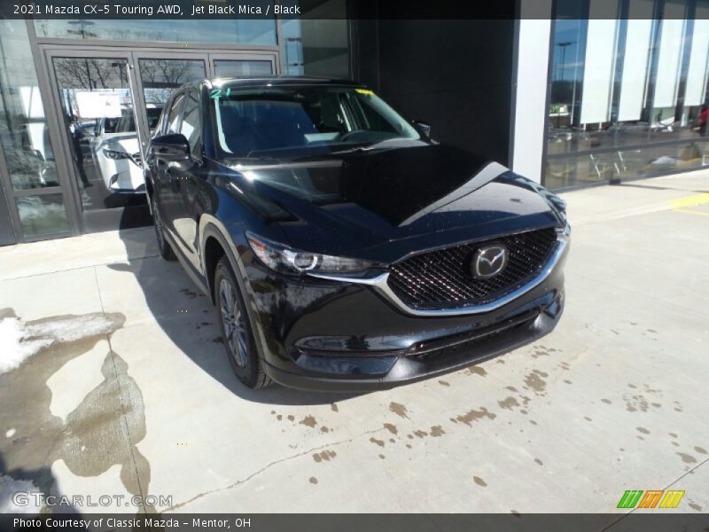 Jet Black Mica / Black 2021 Mazda CX-5 Touring AWD