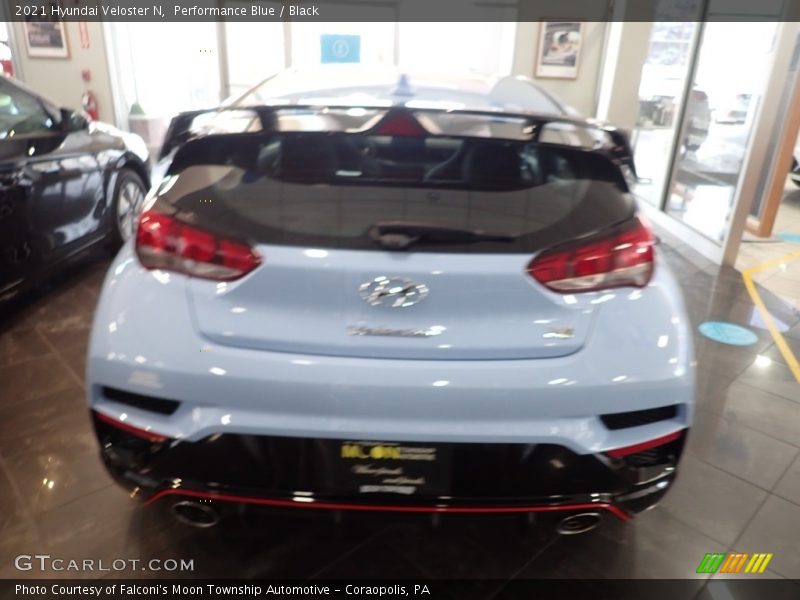 Performance Blue / Black 2021 Hyundai Veloster N