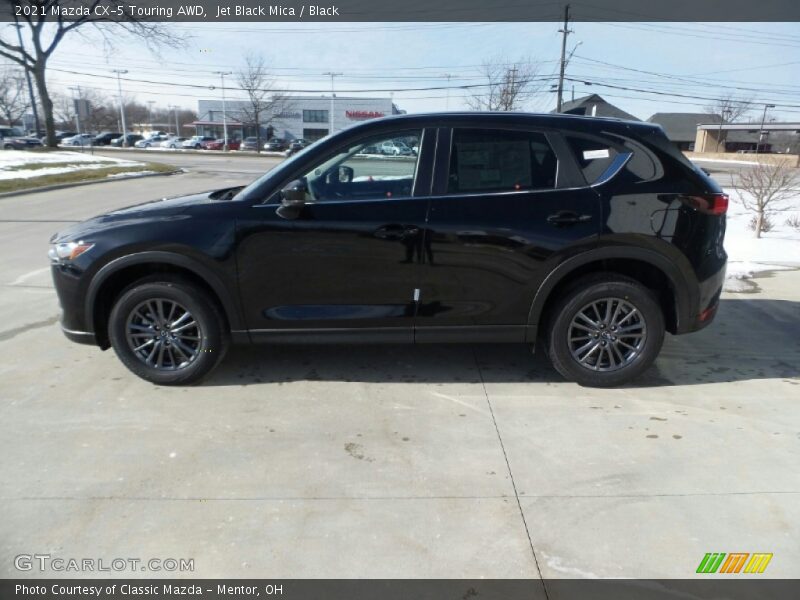 Jet Black Mica / Black 2021 Mazda CX-5 Touring AWD