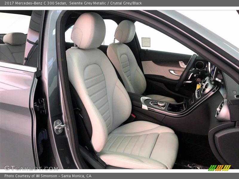 Selenite Grey Metallic / Crystal Grey/Black 2017 Mercedes-Benz C 300 Sedan
