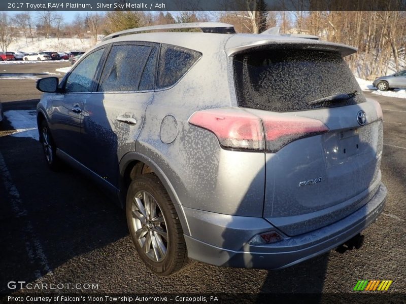 Silver Sky Metallic / Ash 2017 Toyota RAV4 Platinum