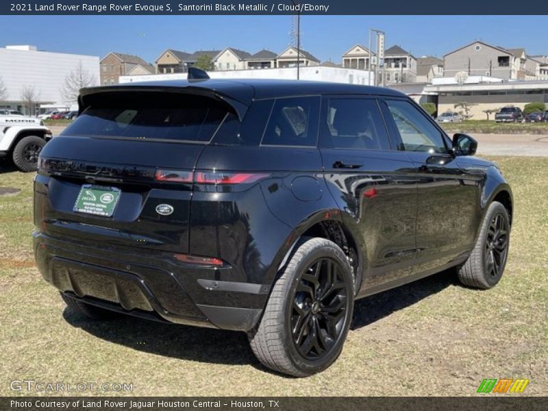 Santorini Black Metallic / Cloud/Ebony 2021 Land Rover Range Rover Evoque S