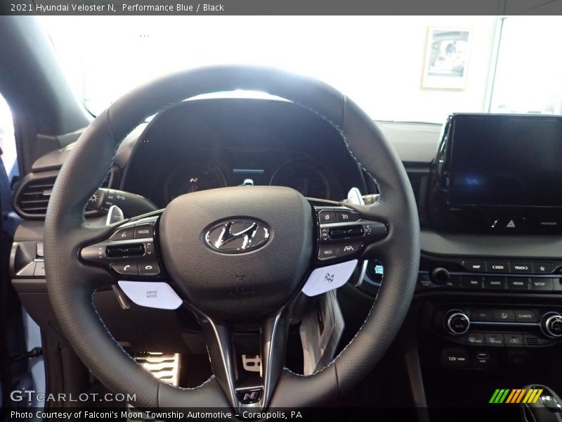 Performance Blue / Black 2021 Hyundai Veloster N