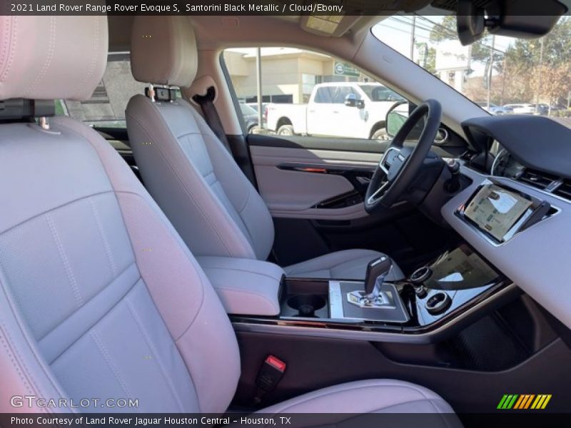 Santorini Black Metallic / Cloud/Ebony 2021 Land Rover Range Rover Evoque S