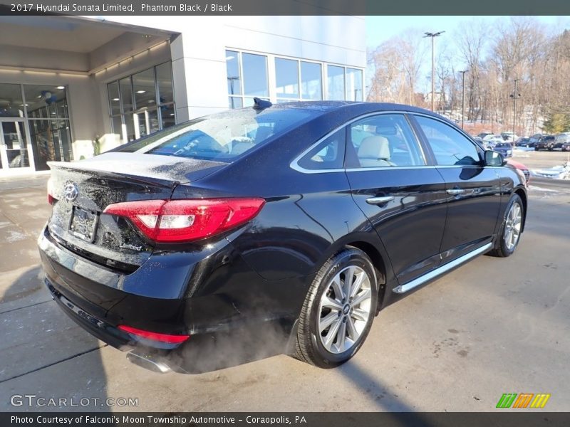 Phantom Black / Black 2017 Hyundai Sonata Limited