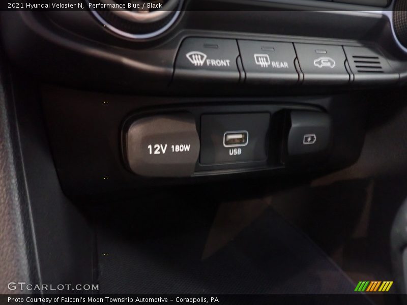 Performance Blue / Black 2021 Hyundai Veloster N
