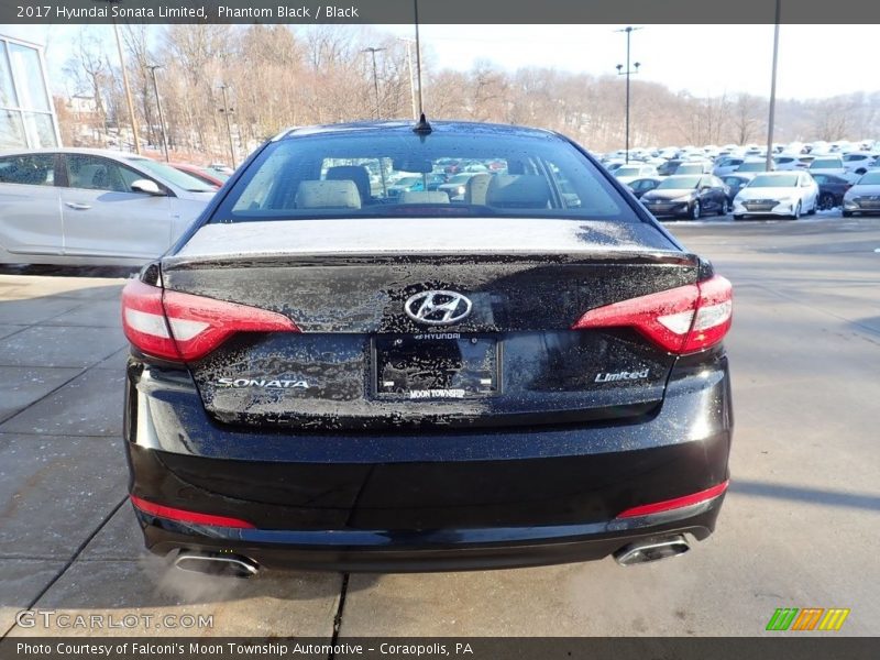 Phantom Black / Black 2017 Hyundai Sonata Limited